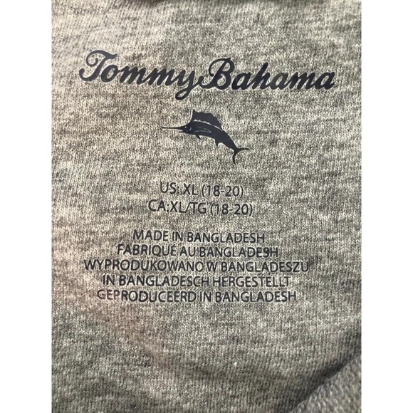 Tommy Bahama Women's Grey Sweater 1/4 Zip Long Sleeve Pullover  XL (18-20) EUC - Picture 7 of 12